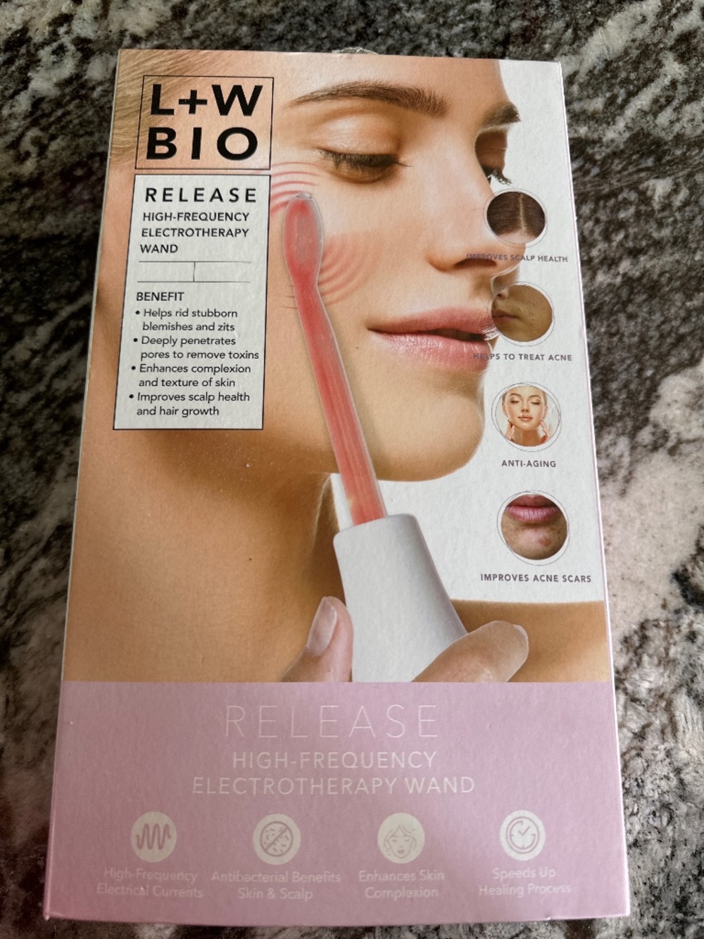 L+W Release high frequency electrotherapy wand